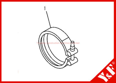Μέρη pc200-7 εκσκαφέων της KOMATSU 6732-81-8220 μηχανή ΣΦΙΓΚΤΗΡΩΝ 6D102