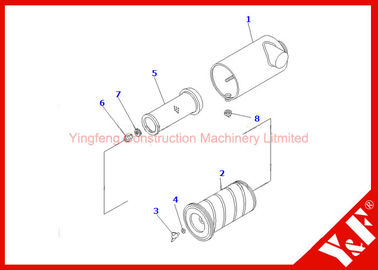 Ανθεκτικός αεροκαθαριστήρας Assy 6206 - 83 - 7510 600 -181 - 6050 600 - 181 - 6540 μερών εκσκαφέων